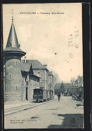 Carte postale Pontarlier, Faubourg Saint-Etienne