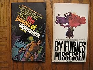 Ted White Two (2) Paperback Book Lot, including: The Jewels of Elsewhen, and; By Furies Possessed