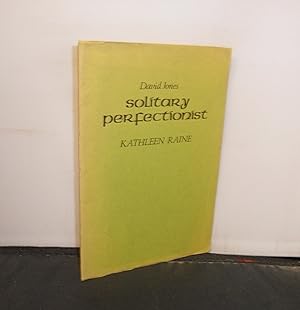 David Jones Solitary Perfectionist (George Mackay Brown's copy)