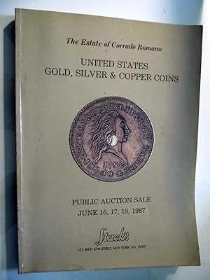 UNITED STATES GOLD, COPPER & SILVER COPPER COIN PUBLIC AUCTION SALE JUNE 16,17,18, 1987