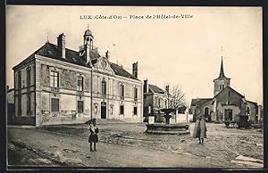 Carte postale Lux, Place de l`Hôtel-de-Ville