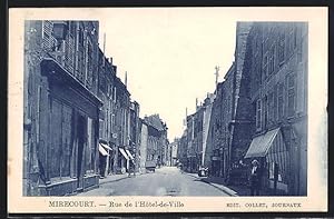 Carte postale Mirecourt, Rue de l`Hôtel-de-Ville