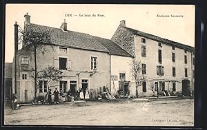 Carte postale Lux, Le bout du Pont, Ancienne brasserie