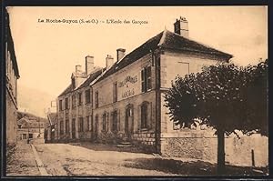 Carte postale La Roche-Guyon, L`Ecole des Garcons