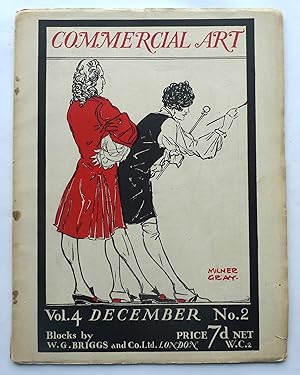 Commercial Art. Vol.4, No.2, December 1924. Cover design by Milner Gray.