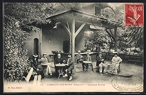 Carte postale Lamalou-les-Bains, Laiterie Suisse