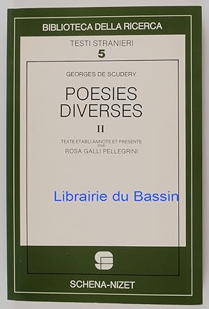 Poésies diverses Odes, poèmes, épitres II.