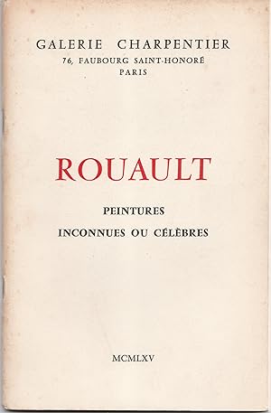 Rouault, peintures inconnues ou célèbres