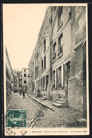 Carte postale Amiens, Impasse des Capucins