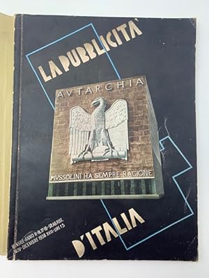 La pubblicita' d'Italia. N. 17-18, novembre-dicembre 1938