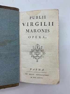 Publii Virgilii Maronis Opera