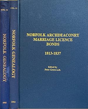 Index to Norwich Marriages 1813 - 1837 and Norfolk Archdeaconry Marriage licence Bonds 1813 - 183...