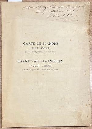Cartography, 1897, Flanders | Carte de Flandre de 1538, publiée à Gand par Pierre van der Beke / ...
