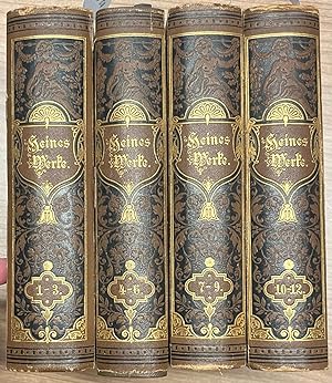 Complete set of 4 vols, 1884, German | Heinrich Heine's Sämmtliche Werke. Hamburg, Hoffman und Ca...
