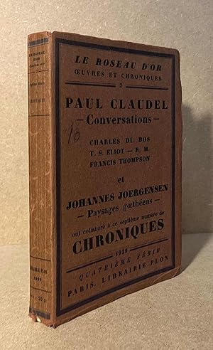 Le Roseau d'Or _ Oeuvres et Chroniques _ Septieme Numero de Chroniques