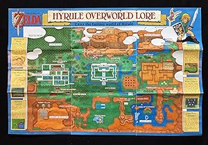 Legend of Zelda 1992 Pictorial Map: Hyrule Overworld Lore