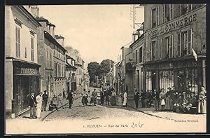 Carte postale Ecouen, Rue de Paris