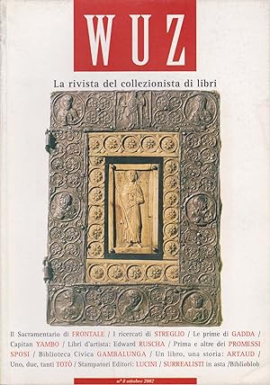 WUZ La rivista del collezionista di libri N.8 2002 Promessi Sposi Artaud Totò