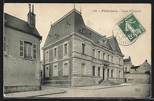 Carte postale Pithiviers, La Caisse d`Epargne