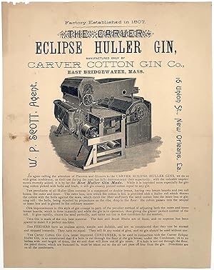 The Carver Eclipse Huller Gin