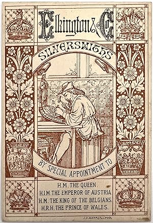 Elkington & Co. Silversmiths -- Aesthetic Movement Trade Card