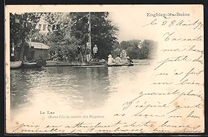 Carte postale Enghien-les-Bains, Le Lac