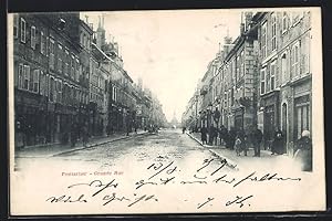 Carte postale Pontarlier, Grande Rue
