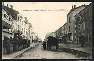 Carte postale Saint-Rambert-D`Albon, Route Nationale