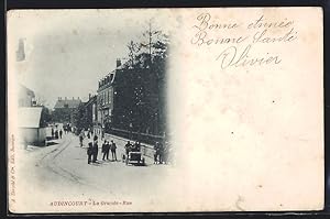 Carte postale Audincourt, La Grande-Rue