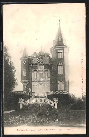 Carte postale Fontenil, le Chateau, Facade principale