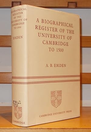 A Biographical Register of the University of Cambridge to 1500