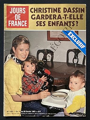 JOURS DE FRANCE-N°1363-DU 14 AU 20 FEVRIER 1981-CHRISTINE DASSIN