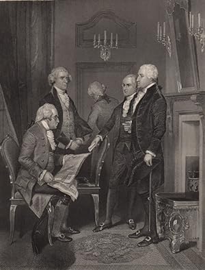The first American cabinet, established by President George Washington in 1789,1868 Historical Am...