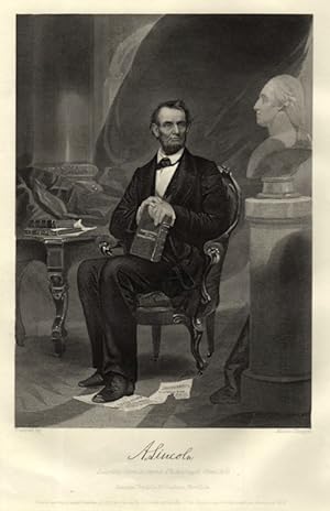Abraham Lincoln,1868 Historical Portrait Print
