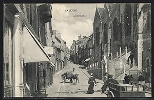 Carte postale Mayenne, Grande-Rue