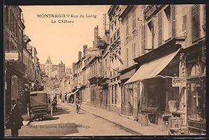 Carte postale Montargis, Rue du Loing, Le Chateau