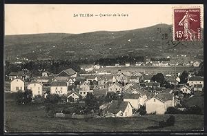 Carte postale Le Thillot, Quartier de la Garo