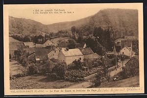 Carte postale Val-Suzon-Haut, Le Pont du Suzon et Intérieur du Pays