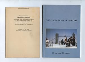 Staatstheater Darmstadt: Programmbuch; Teil: Nr. 95., Domenico Cimarosa, Die Italienerin in Londo...