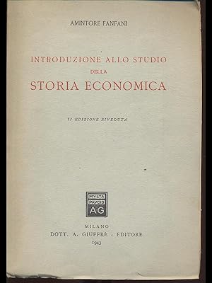 Introduzione allo studio della Storia Economica