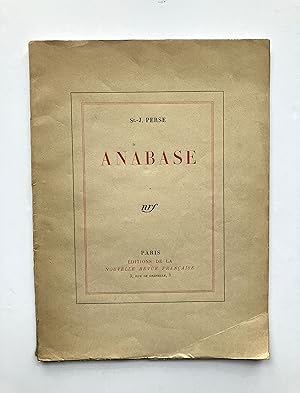 Anabase [ Exemplaire sur Vergél ]