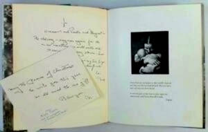 Mother and child signed and dedicated with autograph letter Special Collection