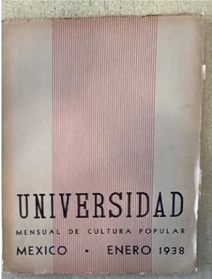 UNIVERSIDAD MENSUAL DE CULTURA POPULAR. NUM. 24, TOMO V.
