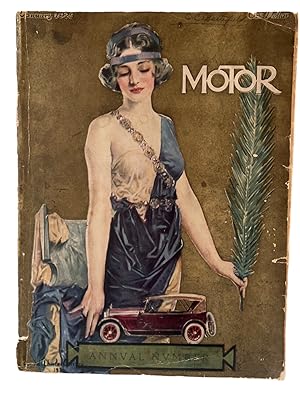 Motor Magazine from 1923 featuring women drivers and vintage advertisements