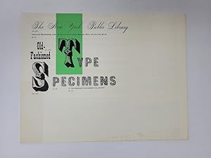Old-Fashioned Type Specimens - An Introduction to the Robinson-Pforzheimer Collection of Old-fash...