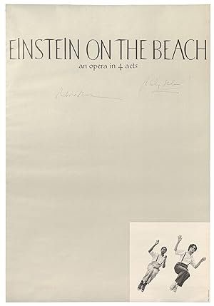 [Poster]: Einstein on the Beach: An Opera in 4 Acts