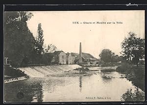 Carte postale Lux, Glacis et Moulin sur la Tille