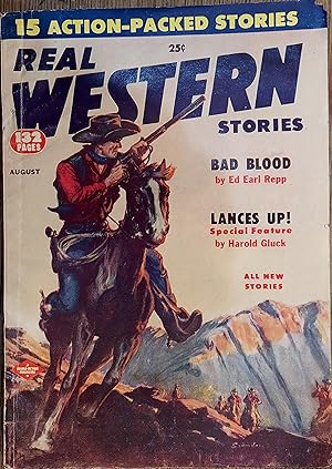Real Western Stories (Vol 22, Vol 2 August 1956 ) 15 Action Packed Stories