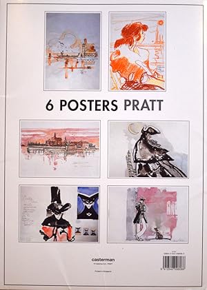 (Corto Maltese) Fables de Venise. 6 Posters Pratt.