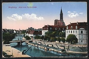 Carte postale Strassburg, Blick vom pêcheurstaden